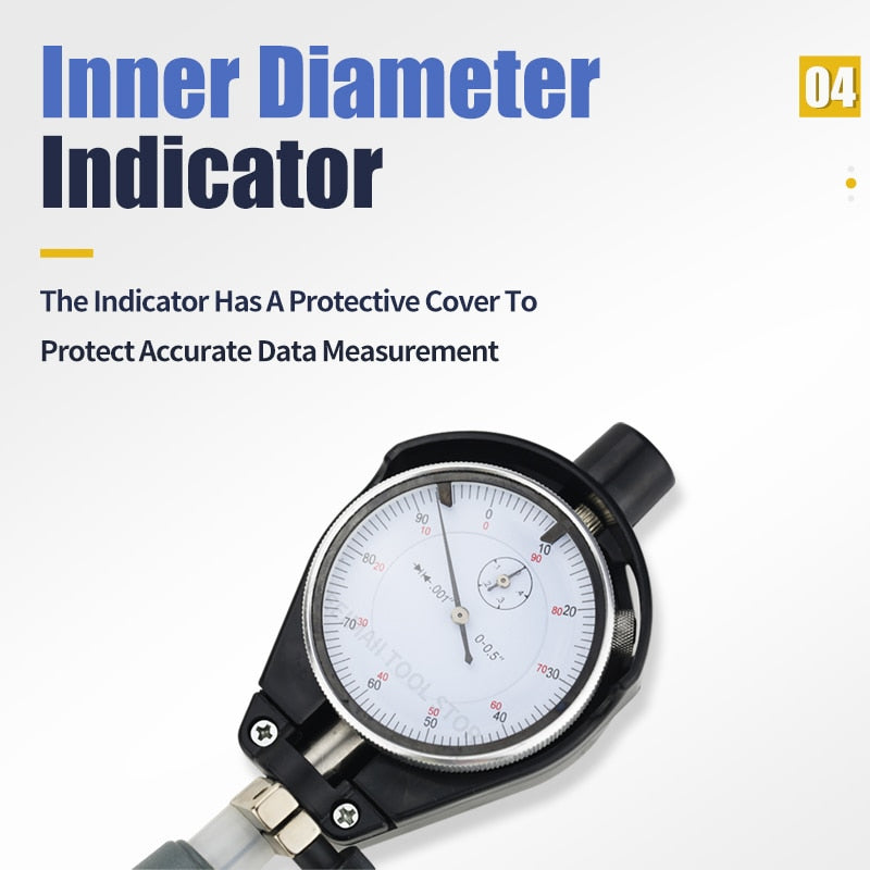 Bore Dial Indicator Inner Diameter Gauge Rod Probe Dial Indicator Micrometer - KiwisLove