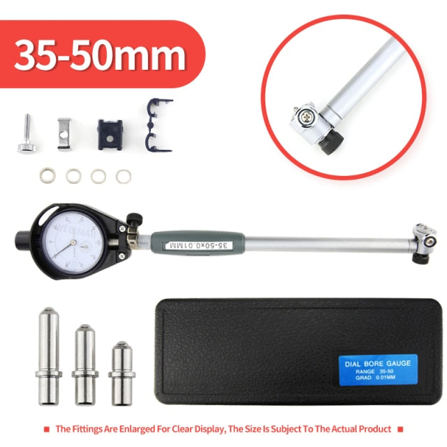 Bore Dial Indicator Inner Diameter Gauge Rod Probe Dial Indicator Micrometer - KiwisLove