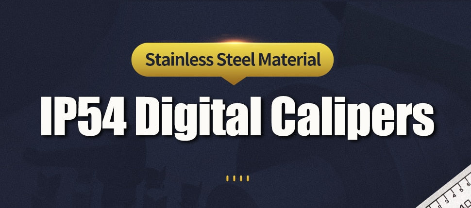 IP54 Digital Caliper Metal Ruler Gauge Stainless Steel Electronic Vernier  Micrometer - KiwisLove