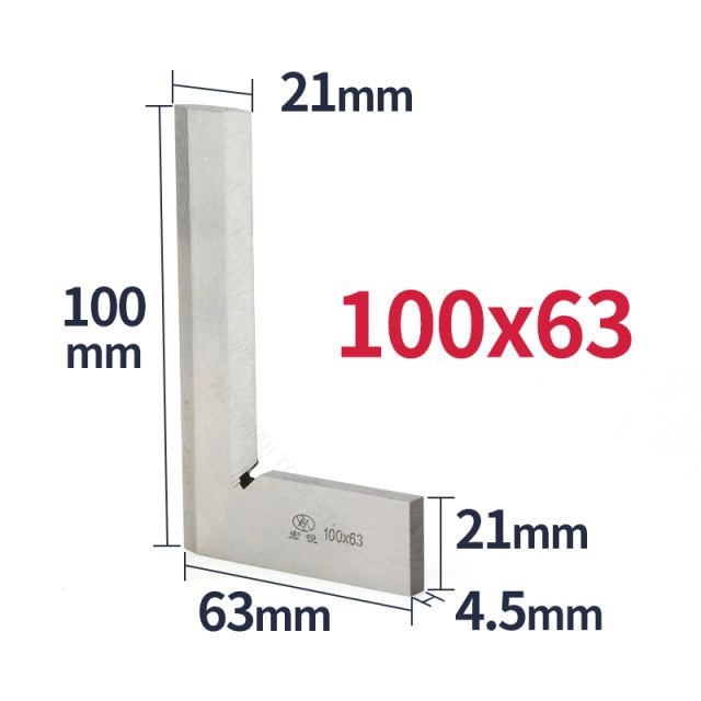 Knife Edge Square Ruler Measuring  Bladed Try Square  L-shaped  Set Squads Gauge - KiwisLove