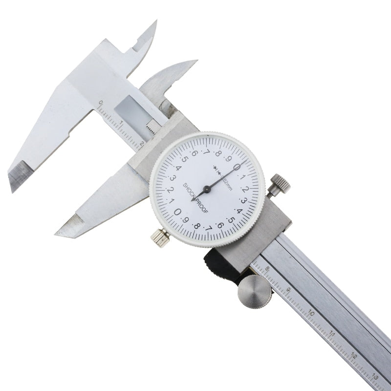Dial Caliper Metal Vernier Caliper With Dial Indicator Stainless/Carbon Steel Gauge - KiwisLove