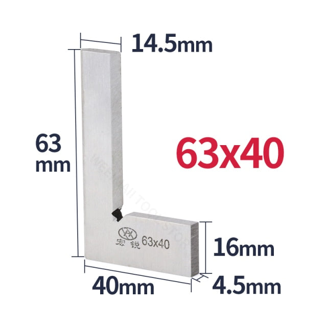 Knife Edge Square Ruler Carpenter Measuring Try Square Gauge - KiwisLove