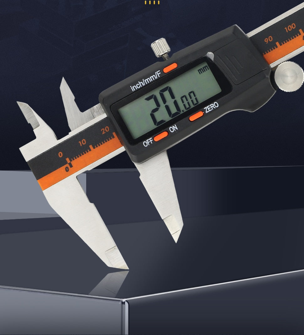Fraction Calipers Metal Digital Vernier Caliper Stainless Steel  Instruments - KiwisLove