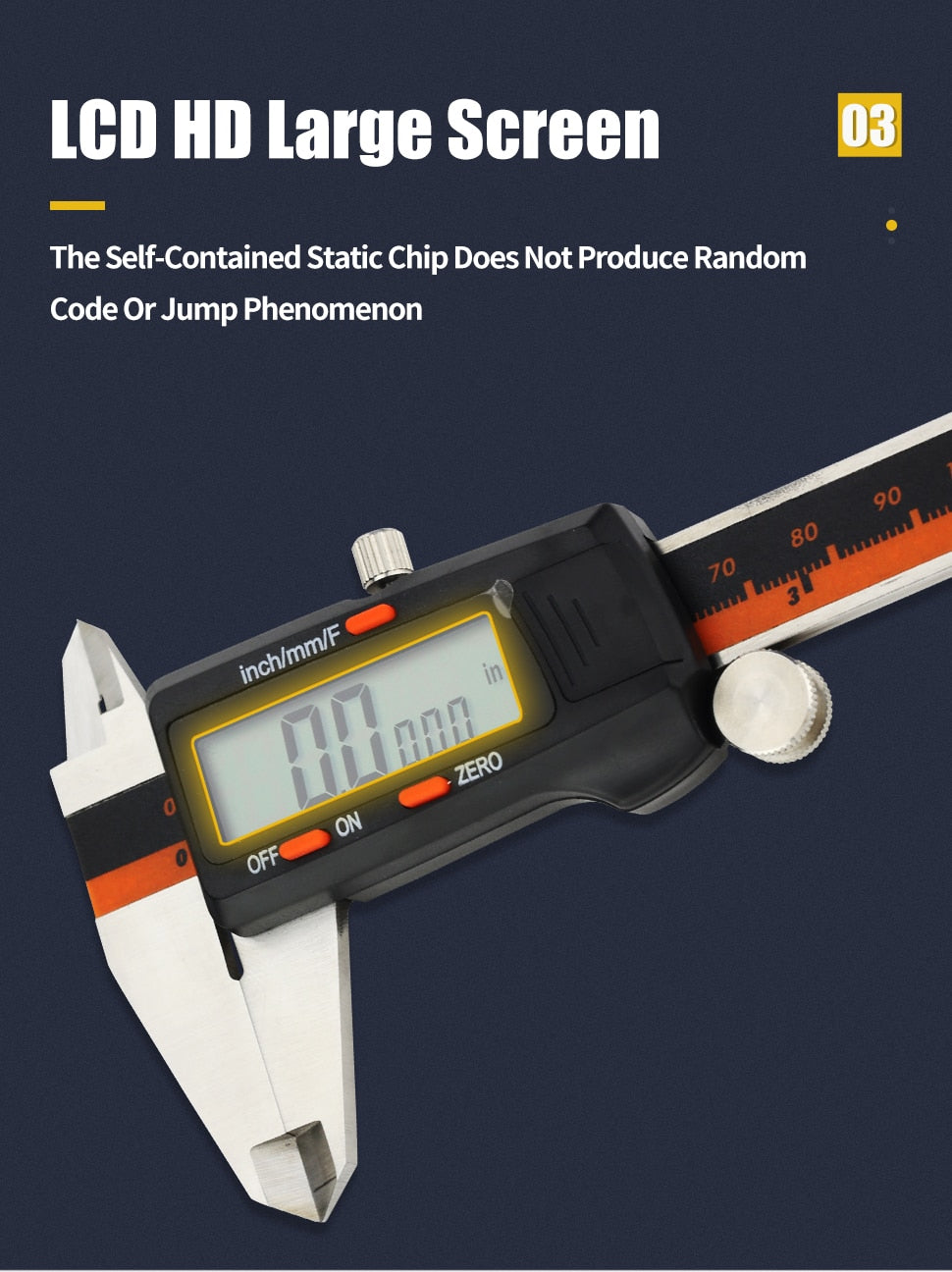 Fraction Calipers Metal Digital Vernier Caliper Stainless Steel  Instruments - KiwisLove