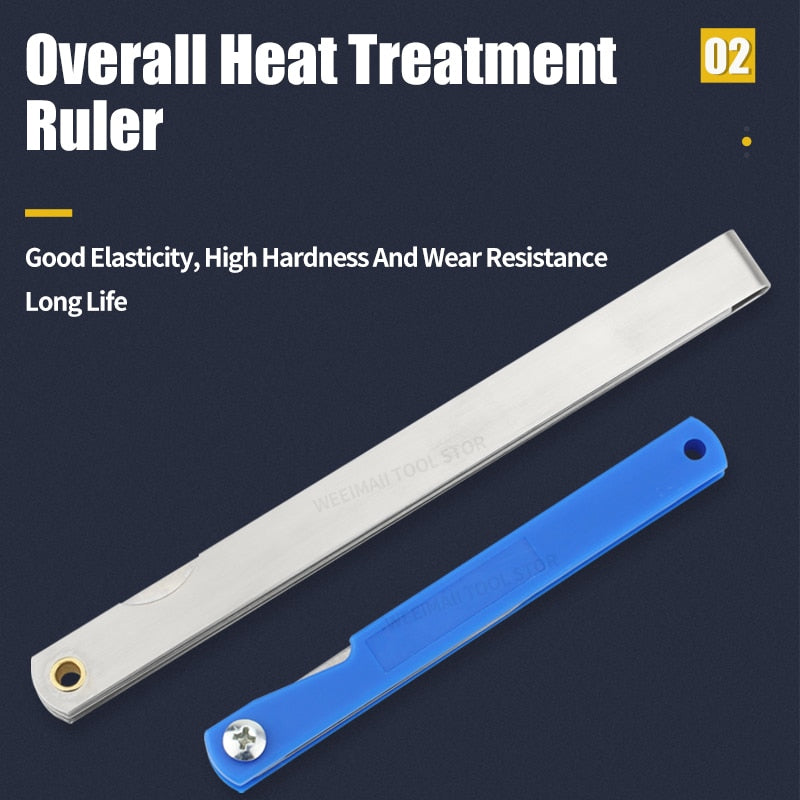 Length Metric Feeler Gauge Thickness Gage Set Blade Gap Filler Valve  Measurement Layout - KiwisLove