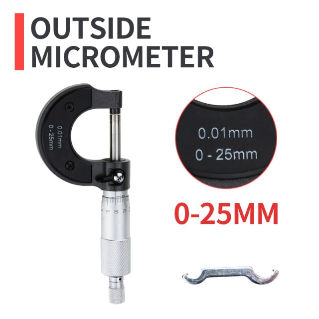 Outside Micrometer Metric Carbide Gauge Standards Caliper Measurement - KiwisLove