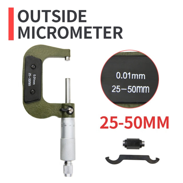 Outside Micrometer Metric Carbide Gauge Standards Caliper Measurement - KiwisLove