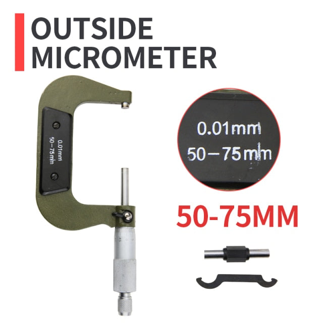 Outside Micrometer Metric Carbide Gauge Standards Caliper Measurement - KiwisLove