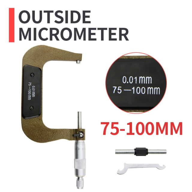 Outside Micrometer Metric Carbide Gauge Standards Caliper Measurement - KiwisLove