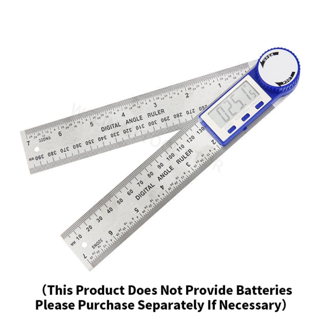Digital Protractor Angle Ruler Metric Goniometer 360 Degree Stainless Steel - KiwisLove