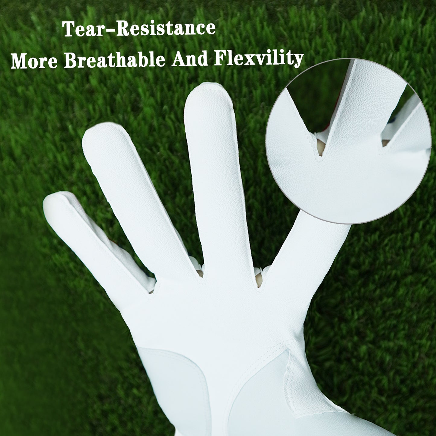 5 pcs Premium Cabretta Leather Golf Gloves Men Left Right Hand Rain Grip - KiwisLove