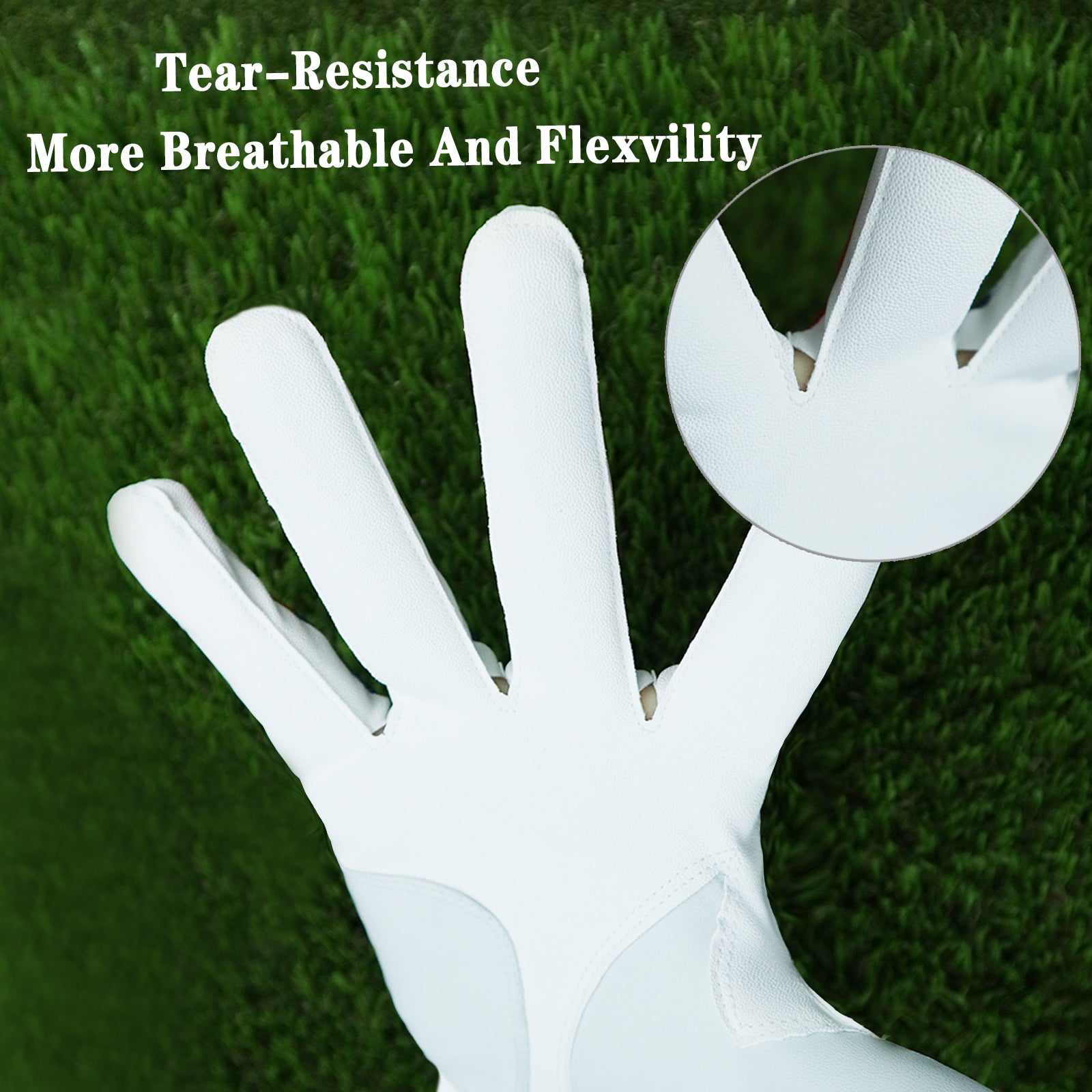 5 pcs Premium Cabretta Leather Golf Gloves Men Left Right Hand Rain Grip - KiwisLove