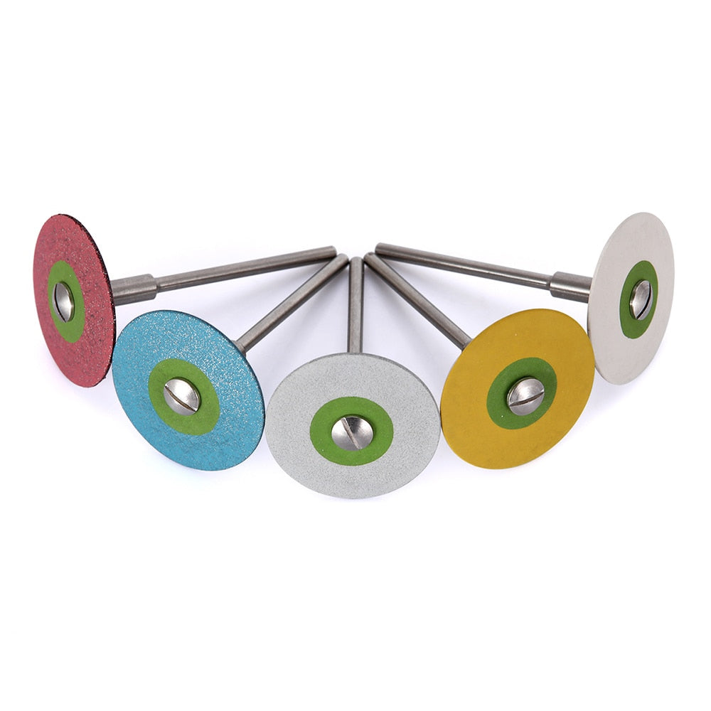 AZDENT Dental (HP) 26mm Rubber Diamond Polish Wheels for Zirconia Porcelain - KiwisLove