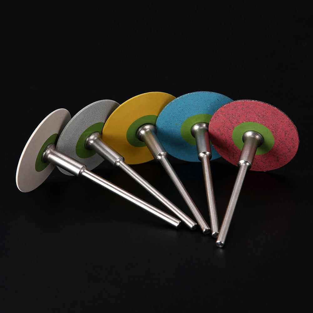 AZDENT Dental (HP) 26mm Rubber Diamond Polish Wheels for Zirconia Porcelain - KiwisLove