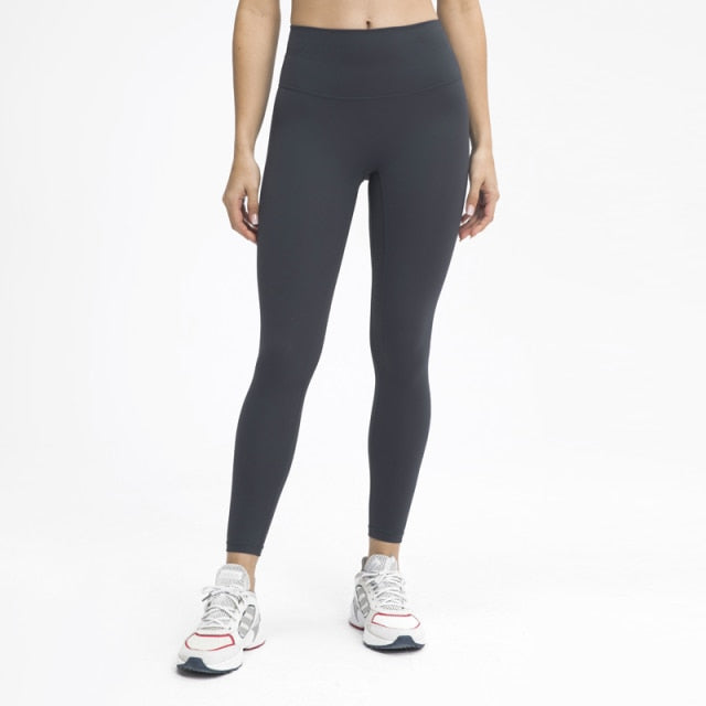 25 Inch Inseam No Front Seam Women Yoga Leggings Buttery Soft Workout Tights Pants - KiwisLove