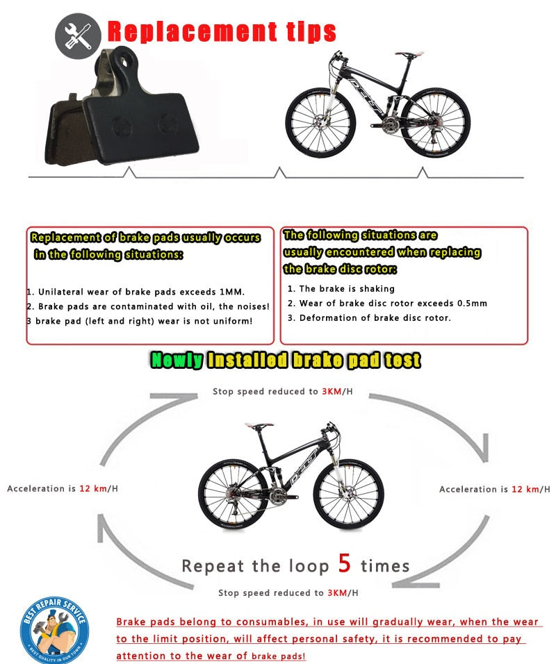 4 Pair Disc Brake Pad FOR SHIMANO XT/R M985 M988 Deore XT M785 SLX M666 M675 M615 S700 - KiwisLove