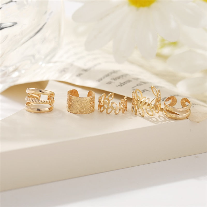 17KM Ear Cuff Non-Piercing Ear Clips Fake Cartilage Earrings Clip Earrings - KiwisLove