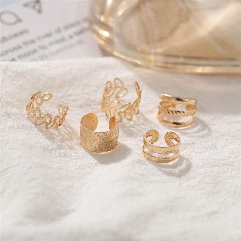17KM Ear Cuff Non-Piercing Ear Clips Fake Cartilage Earrings Clip Earrings - KiwisLove