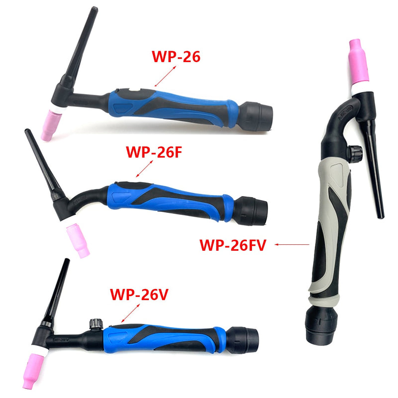 TIG Torch Body  Argon Welding Torch Head WP26 Flex Air Cooled Gas Tungsten Arc Welder GTAW A-200 Flex Torch - KiwisLove