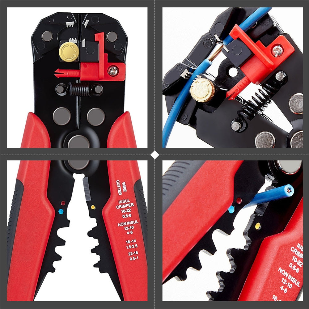 Crimper Cable Cutter Automatic Wire Stripper Multifunctional Stripping Tools - KiwisLove