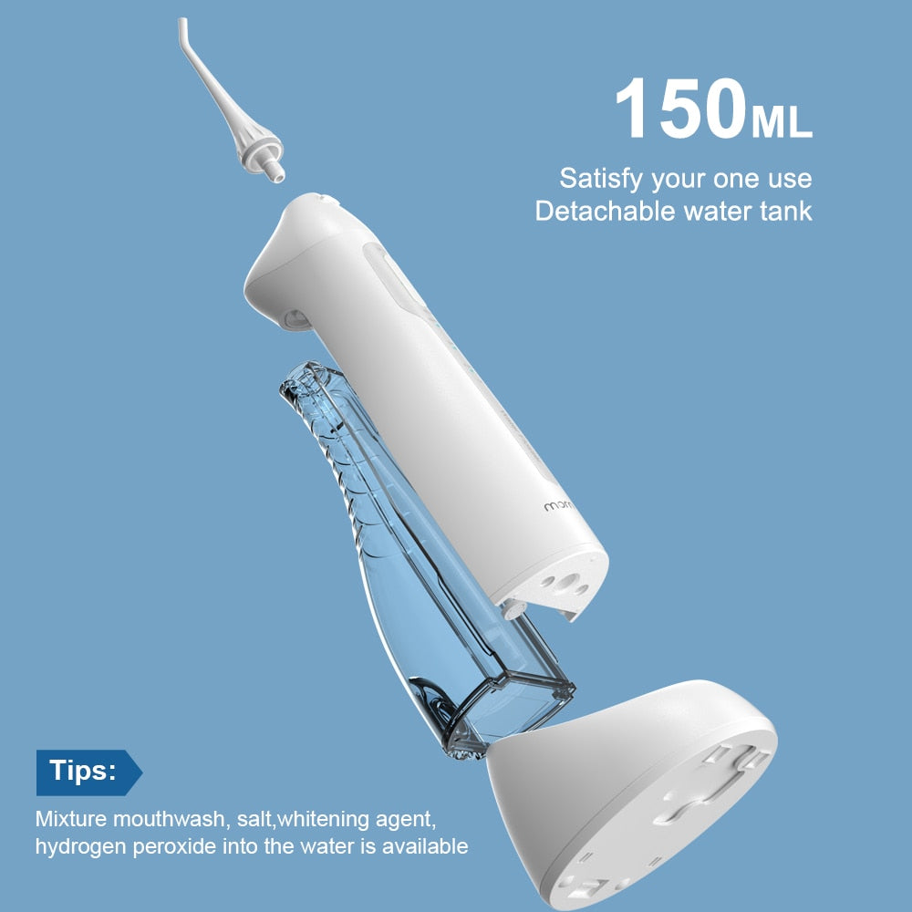 Mornwell Water Flosser Oral Irrigator  Portable Dental water jet - KiwisLove