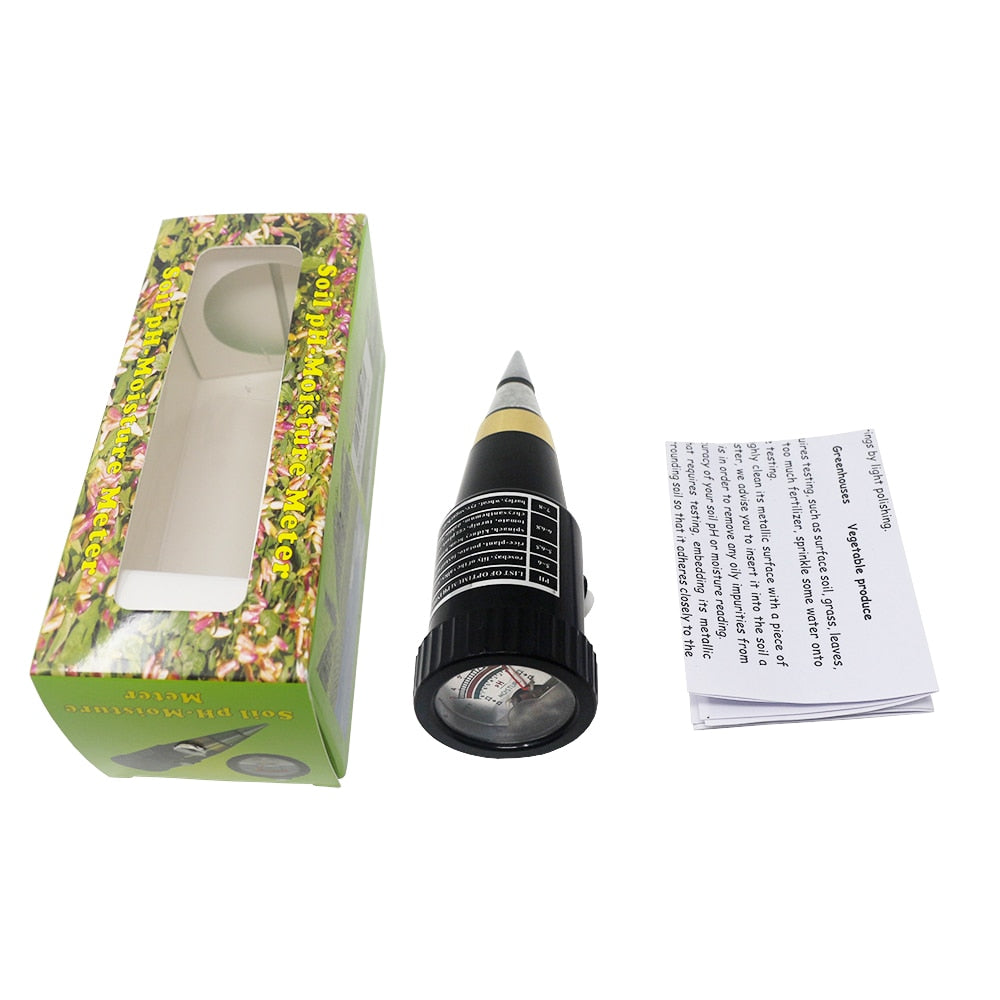 High Sensitivity 2 in 1 Pen Type PH Meter Soil Acidity Meter Soil Moisture Monitor for Garden PH Tester Hygrometer - KiwisLove