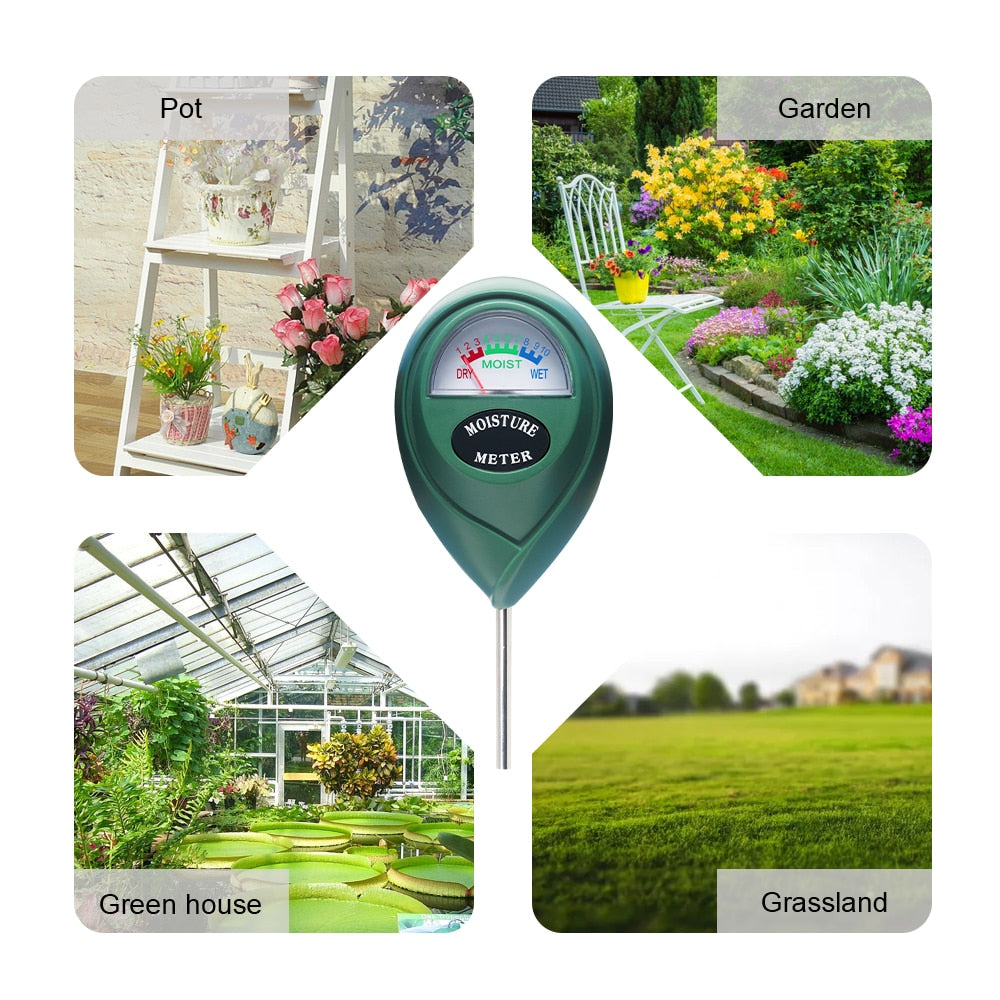 3/1 in 1 Soil PH Meter Moisture Light PH Tester Digital Soil Analyzer Detector for Garden Plant Flower Hydroponic Garden Tool - KiwisLove