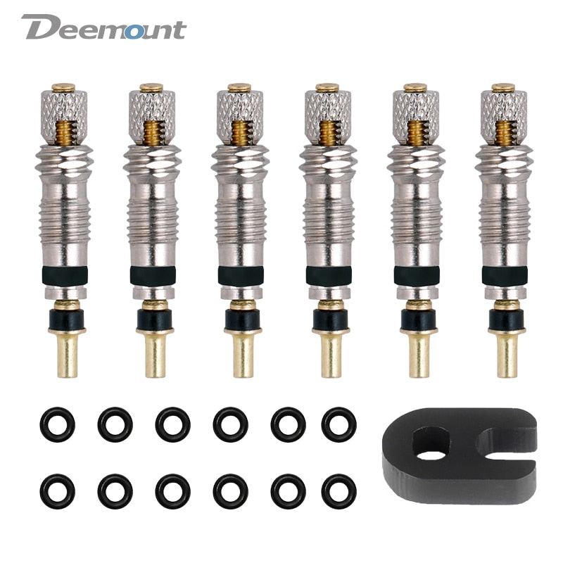 Deemount  Presta Valve Core Brass CNC FV MTB Road Bike Tubes Service Parts Tool Optional - KiwisLove