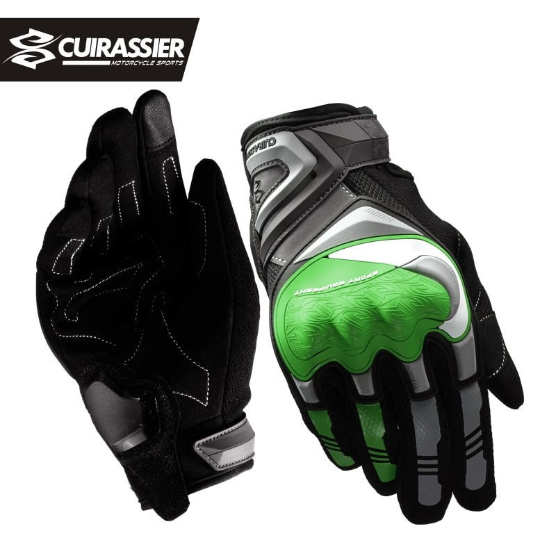 Cuirassier Motorcycle Gloves Durable Touch Screen Night Reflective Motocross Motorbike Biker Racing Car Riding Moto Gloves Men - KiwisLove