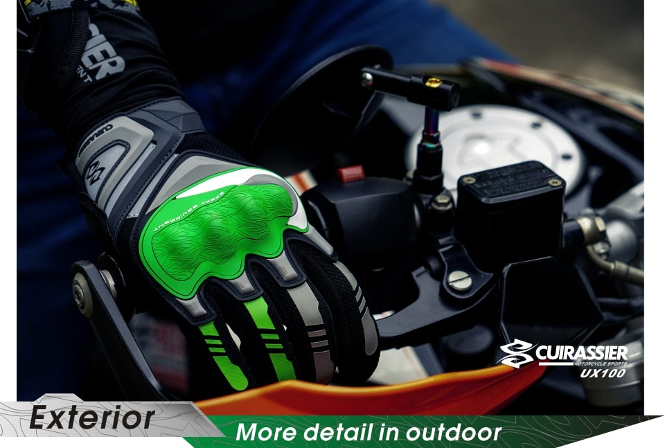 Cuirassier Motorcycle Gloves Durable Touch Screen Night Reflective Motocross Motorbike Biker Racing Car Riding Moto Gloves Men - KiwisLove