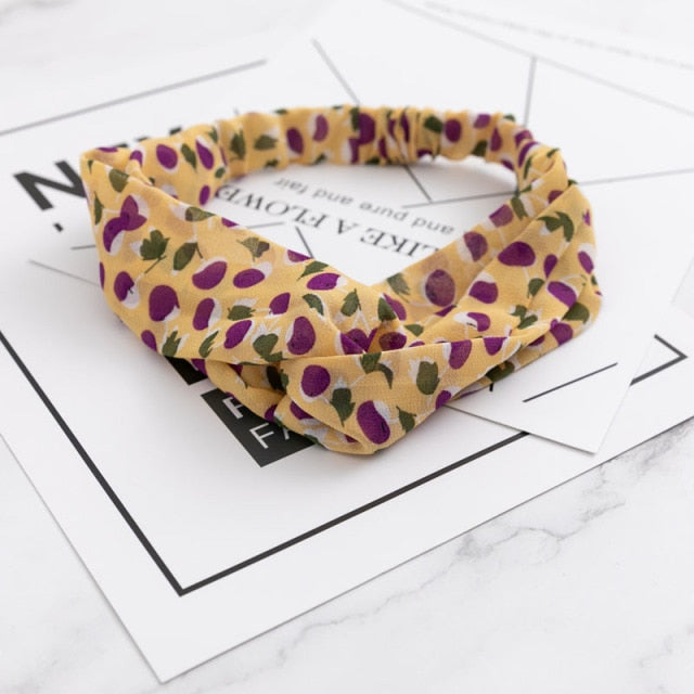 2021  Headband Turban Elastic Headwear Head Wrap - KiwisLove