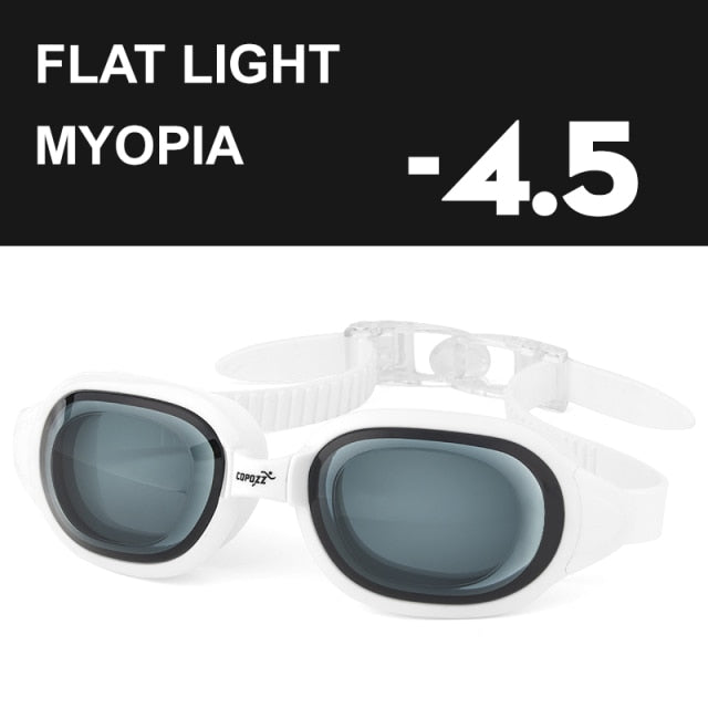 COPOZZ Myopia -1.5 to -7 Swimming Goggles Professional Anti fog Glasses - KiwisLove