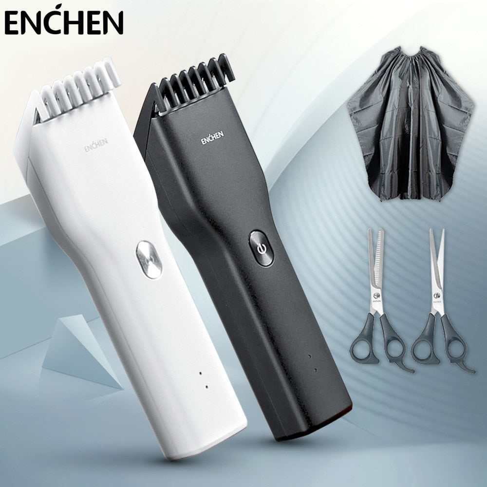 ENCHEN Boost Hair Clippers for Men Children Family Use Rechargeable black - KiwisLove