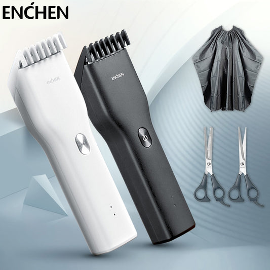 ENCHEN Boost Hair Clippers for Men Children Family Use Rechargeable black - KiwisLove
