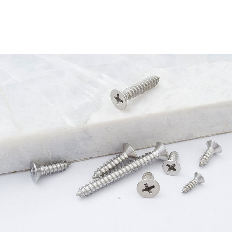 200pcs/set Countersunk flat head tapping screws with cross recessed M3 - KiwisLove