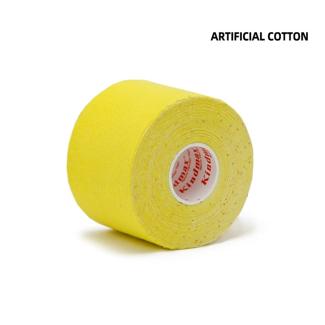 Kindmax Top Rayon Fibers Artificial Cotton Kinesiology Tape Roll Elastic Sports Tape for Knee Elow Shoulder Muscle Pain Relief - KiwisLove