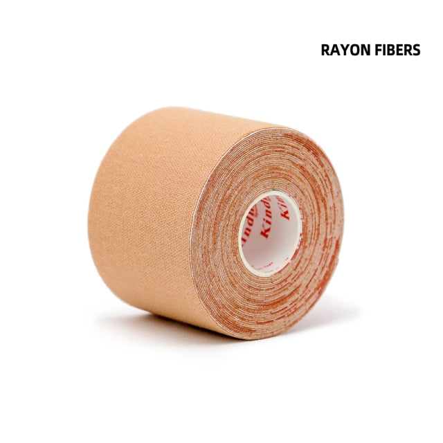 Kindmax Top Rayon Fibers Artificial Cotton Kinesiology Tape Roll Elastic Sports Tape for Knee Elow Shoulder Muscle Pain Relief - KiwisLove