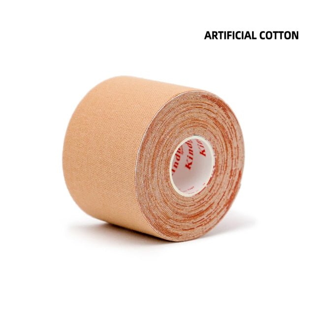 Kindmax Top Rayon Fibers Artificial Cotton Kinesiology Tape Roll Elastic Sports Tape for Knee Elow Shoulder Muscle Pain Relief - KiwisLove