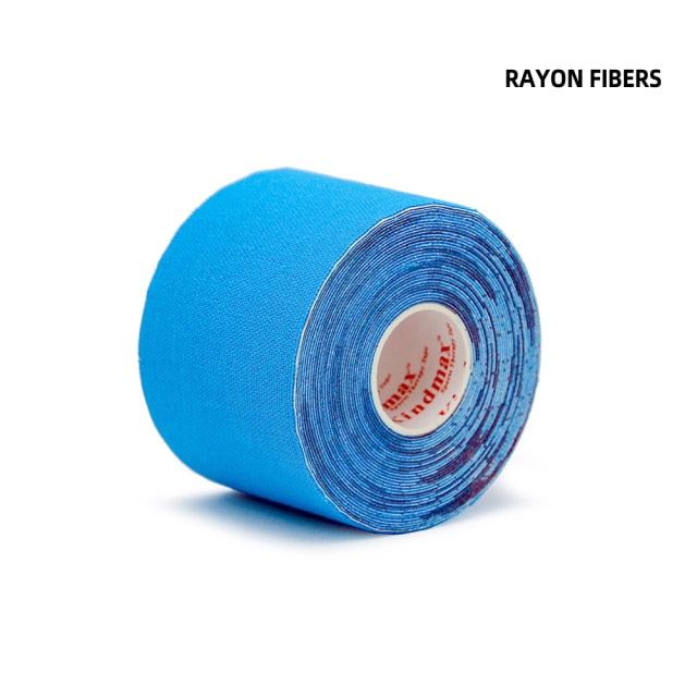 Kindmax Top Rayon Fibers Artificial Cotton Kinesiology Tape Roll Elastic Sports Tape for Knee Elow Shoulder Muscle Pain Relief - KiwisLove