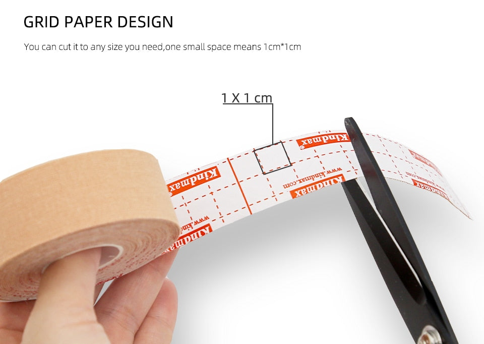 Kindmax Athletic Kinesiology Recovery Tape  Muscle  Strain Injury Relief Adhesive Bandage,2.5cmx5m - KiwisLove