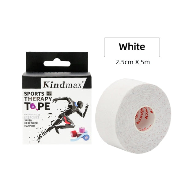 Kindmax Athletic Kinesiology Recovery Tape  Muscle  Strain Injury Relief Adhesive Bandage,2.5cmx5m - KiwisLove