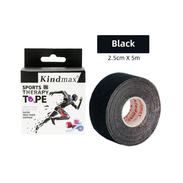Kindmax Athletic Kinesiology Recovery Tape  Muscle  Strain Injury Relief Adhesive Bandage,2.5cmx5m - KiwisLove