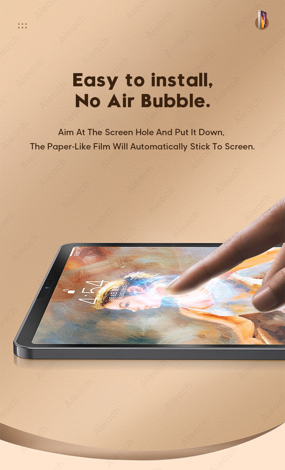 Matte Paper Like Screen Protector For iPad Air 1 2 3 4 mini 5 5th 6th 7th 8th Generation Pro 12.9 11 10.5 9.7 Paper Texture Film - KiwisLove