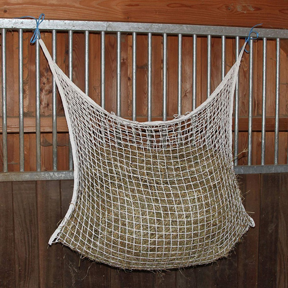 Hay Net Bag Slow Feed Bag for Horse Feeder Full Day Feeding - KiwisLove