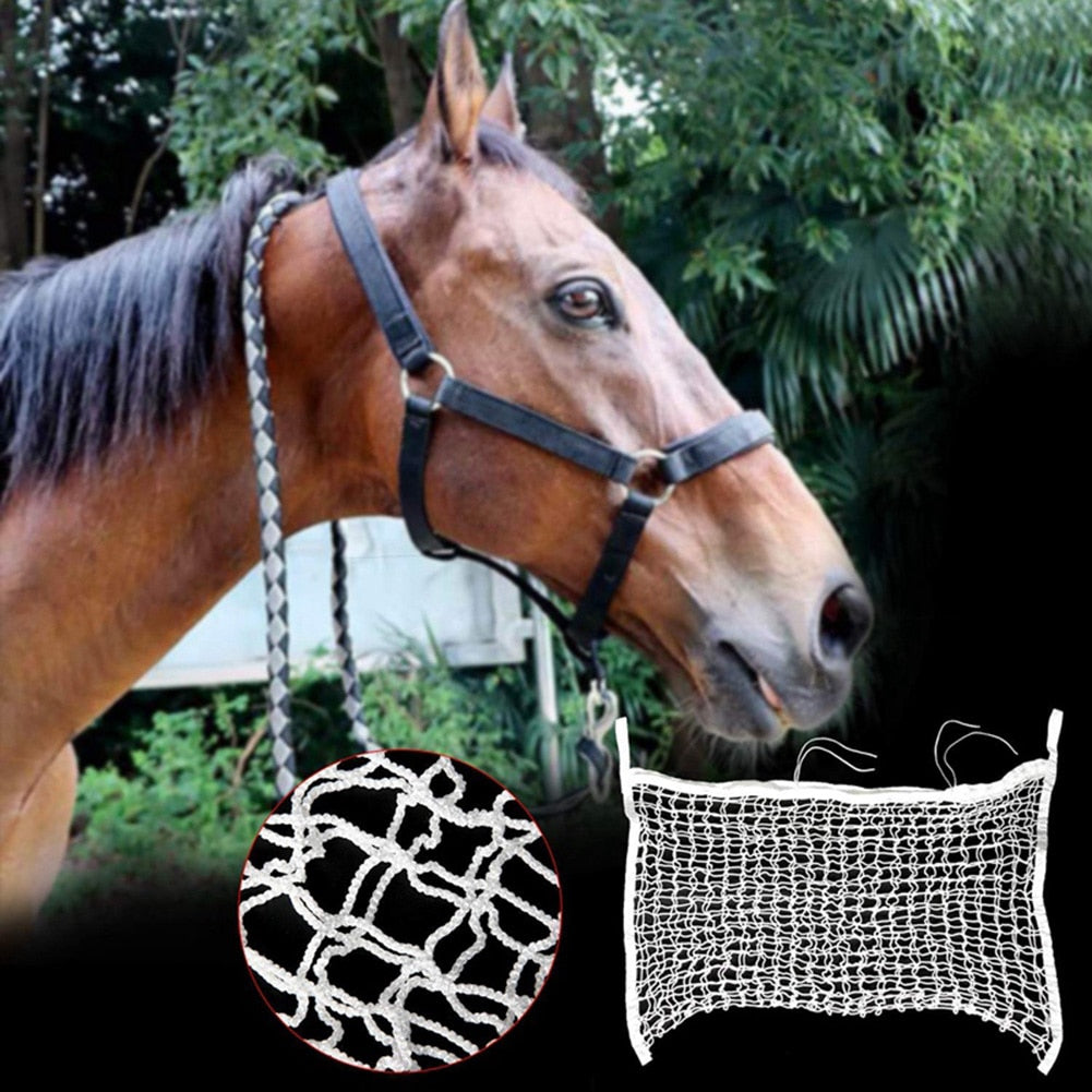 Hay Net Bag Slow Feed Bag for Horse Feeder Full Day Feeding - KiwisLove