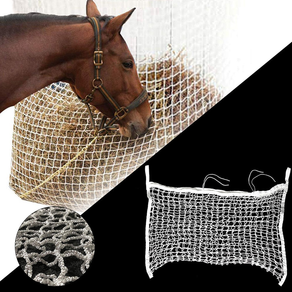 Hay Net Bag Slow Feed Bag for Horse Feeder Full Day Feeding - KiwisLove