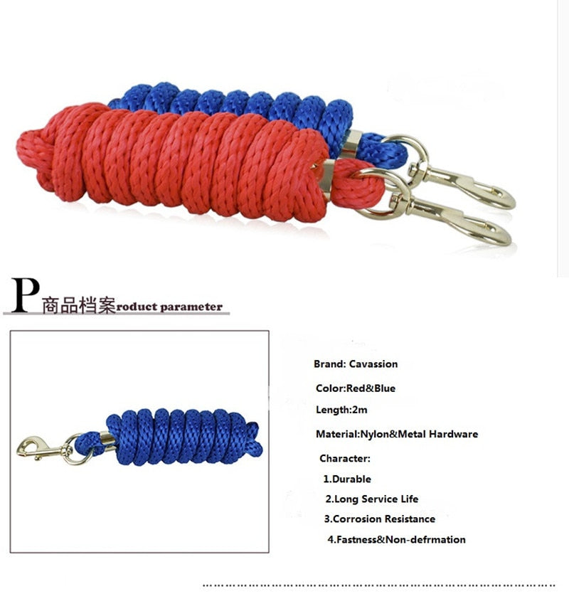 Cavassion Equestrian Horse Riding Anti-Friction Nylon Halter REINS Factory Directly Saling - KiwisLove