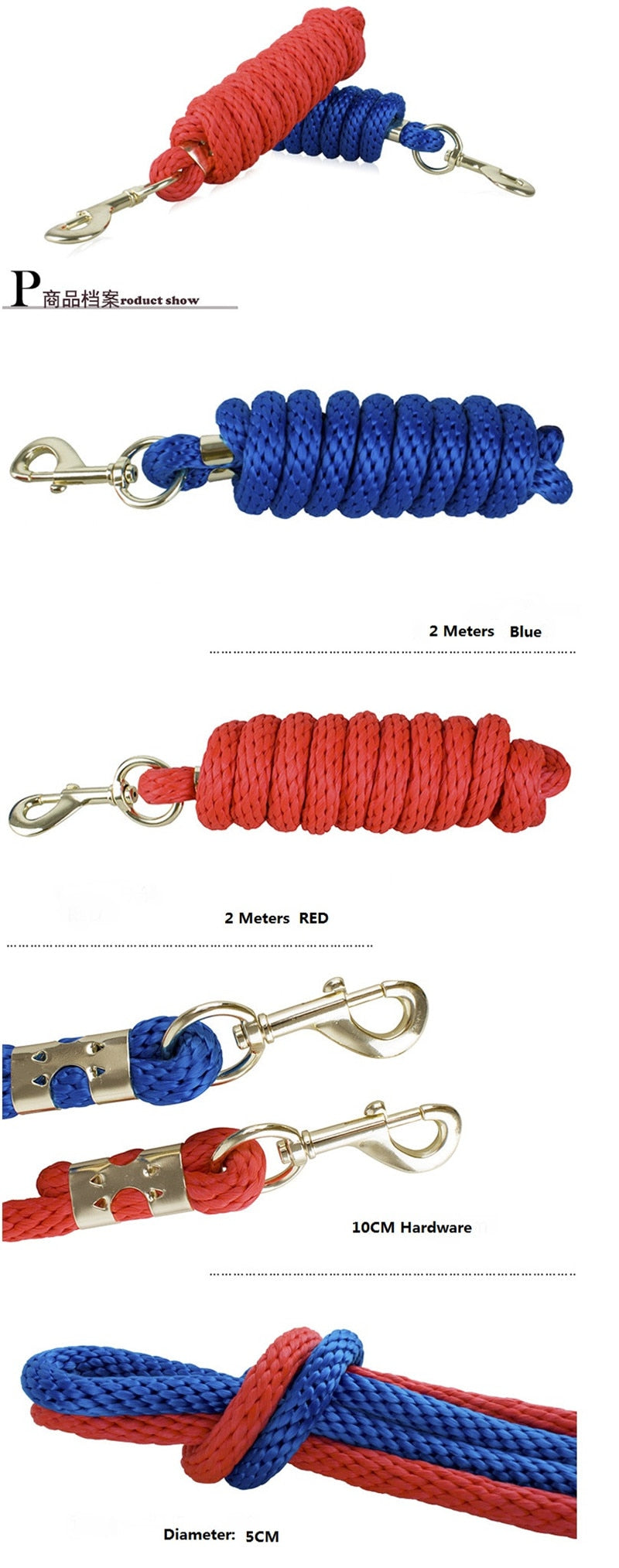 Cavassion Equestrian Horse Riding Anti-Friction Nylon Halter REINS Factory Directly Saling - KiwisLove