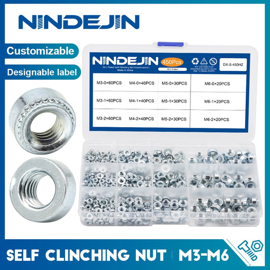 450pcs self clinching nut S zinc plated galvanized steel swage nut press-fit - KiwisLove