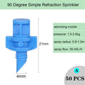 Drip Irrigation Dripper Fixed Flow Pressure Compensating Emitter - KiwisLove